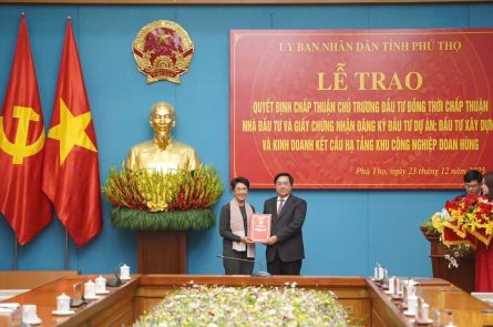 Tập đoàn Amata Thái Lan đầu tư 185 triệu USD xây khu công nghiệp thứ 5 tại Phú Thọ