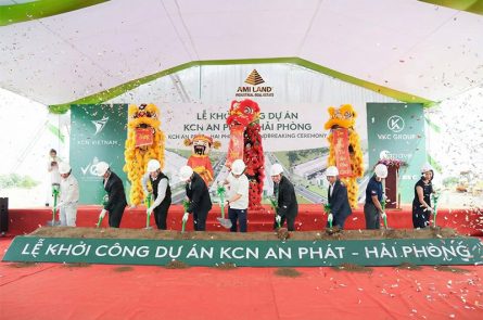 KCN Việt Nam khởi công dự án nhà xưởng cao tầng tại KCN An Phát, Hải Phòng