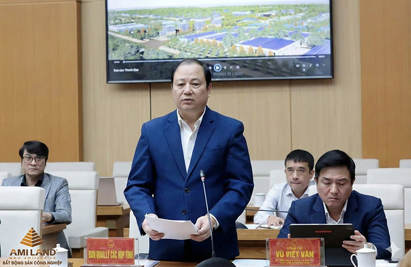 Chủ tịch UBND tỉnh Trần Duy Đông chủ trì thẩm định quy hoạch phân khu 8 khu công nghiệp