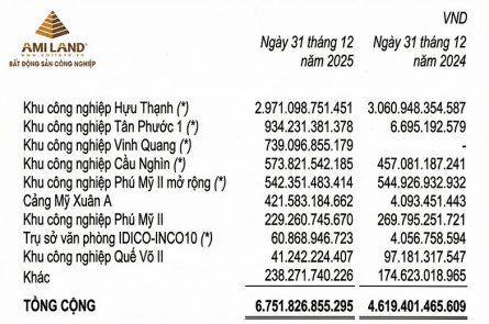 IDICO (IDC) báo lãi 6,5 tỷ đồng mỗi ngày, chi hàng nghìn tỷ mở rộng quỹ đất KCN