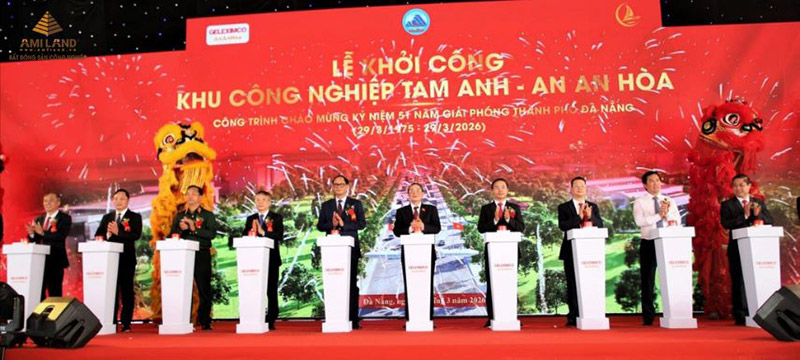 Đà Nẵng: Khởi công Khu công nghiệp Tam Anh - An An Hòa hơn 4.100 tỷ đồng
