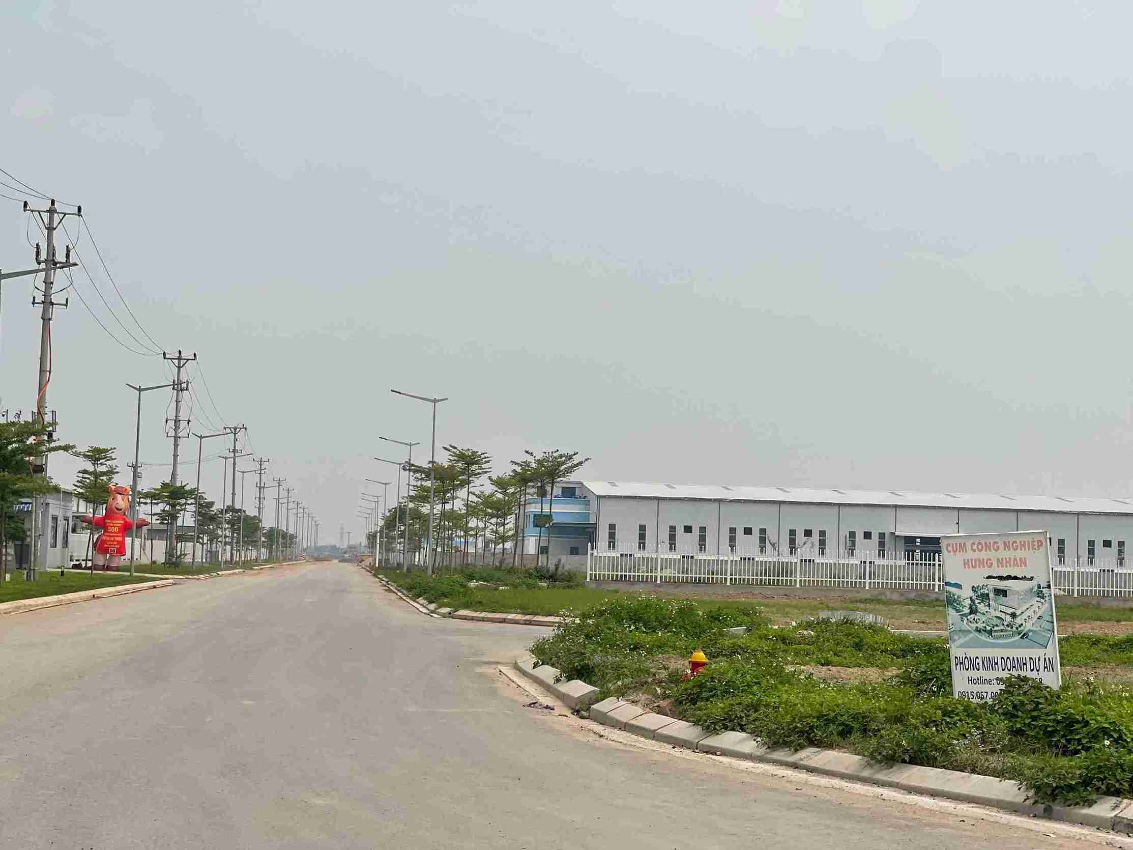 Hạ tầng CCN Hưng Nhân