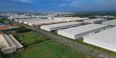 Khu nhà xưởng hiện đại
