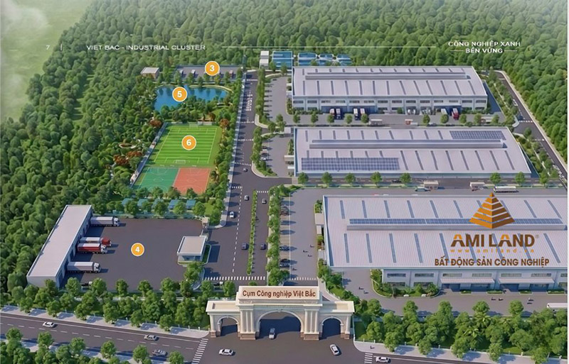 Sơ đồ chi tiết hạ tầng Cụm công nghiệp