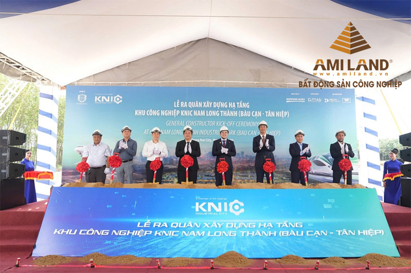 Đồng Nai: KN Holdings Ra Quân Thi Công "Siêu Dự Án" KCN KNIC Nam Long Thành Sát Vách Sân Bay
