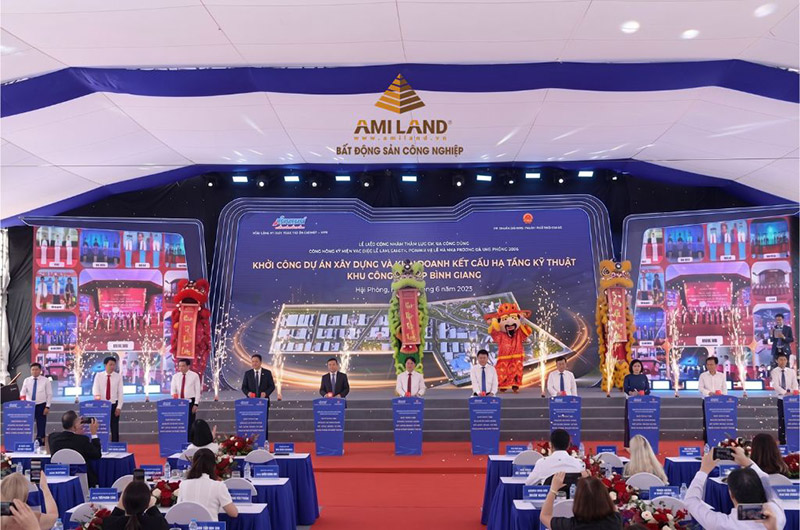 Hải Phòng: Khởi công KCN Bình Giang hơn 1.755 tỷ đồng do Kinh Bắc (KBC) làm chủ đầu tư