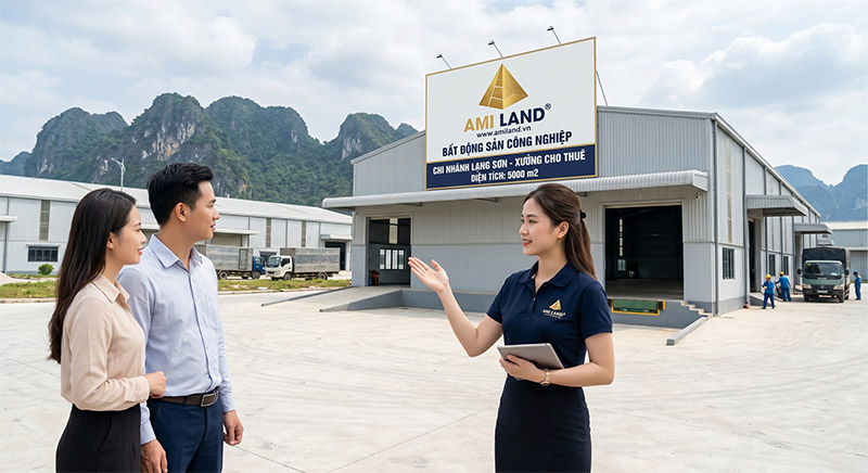 Cho thuê kho xưởng Lạng Sơn chuẩn kết cấu thép tiền chế kiên cố