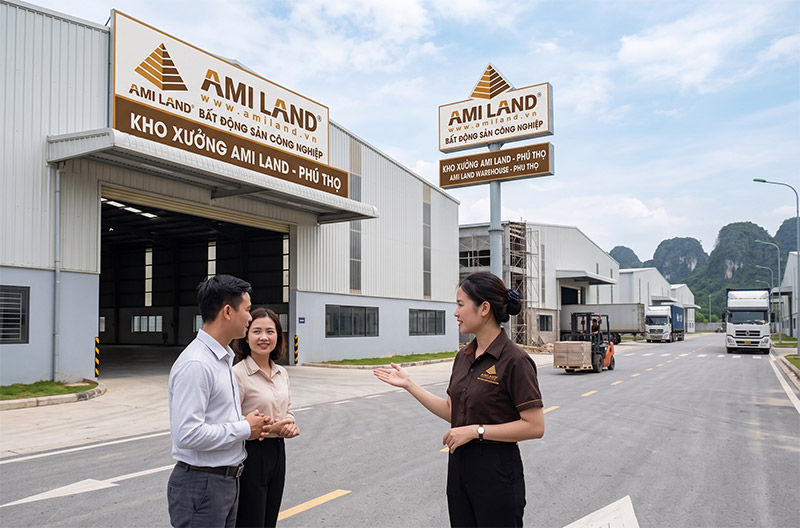 Cho thuê kho xưởng nhà bãi xây sẵn tiêu chuẩn tại Phú Thọ