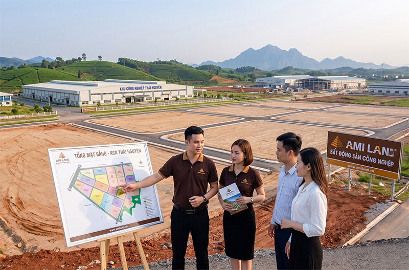 Chuyển nhượng đất sạch khu công nghiệp Thái Nguyên