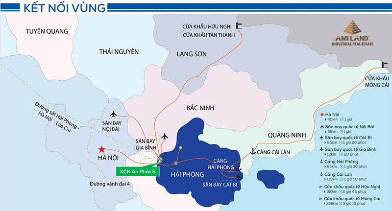 Khu Công Nghiệp An Phát 5: Kết nối vùng