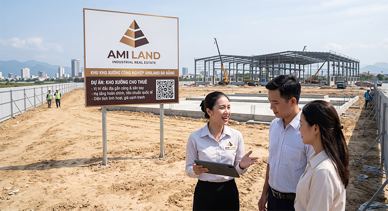 Cho thuê nhà xưởng xây sẵn và kho tiêu chuẩn PCCC nghiệm thu tại Đà Nẵng amiland.vn