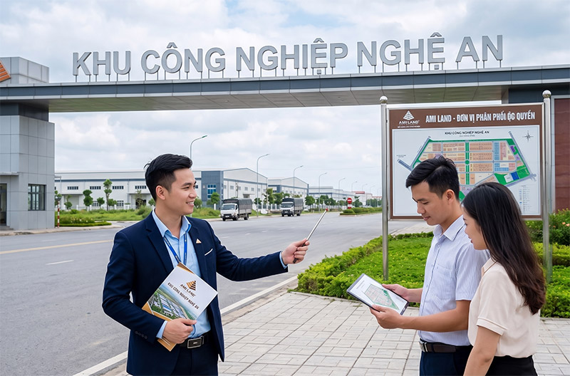 Chuyển nhượng đất công nghiệp thô F0 sạch quy hoạch ô cờ tại Nghệ An amiland.vn