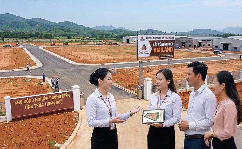 Chuyển nhượng đất sạch quy mô lớn tại KCN Thừa Thiên Huế amiland.vn
