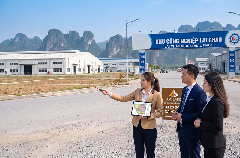Chuyển nhượng đất thô F0 sạch tại Khu công nghiệp Lai Châu amiland.vn
