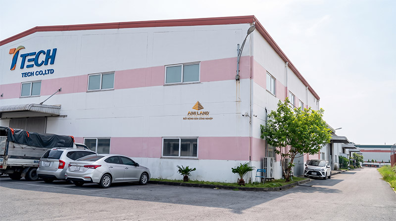 Nhà văn phòng điều hành 2 tầng diện tích sàn 1764m2 KCN Đồng Văn 4 amiland