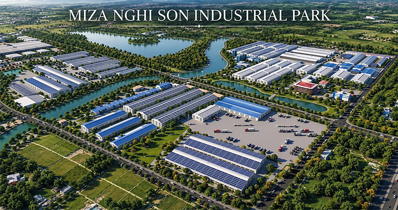 Khu cong nghiep Miza Nghi Son Thanh Hoa quy mo 200 ha amiland.vn