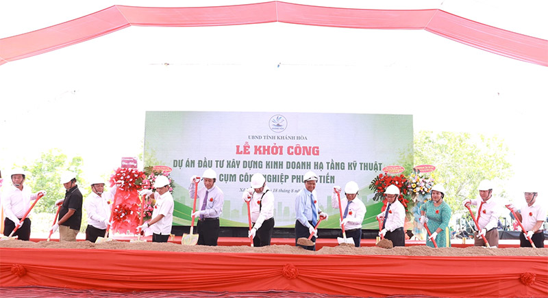 Khoi cong Cum cong nghiep Phuoc Tien Bac Ai amiland.vn