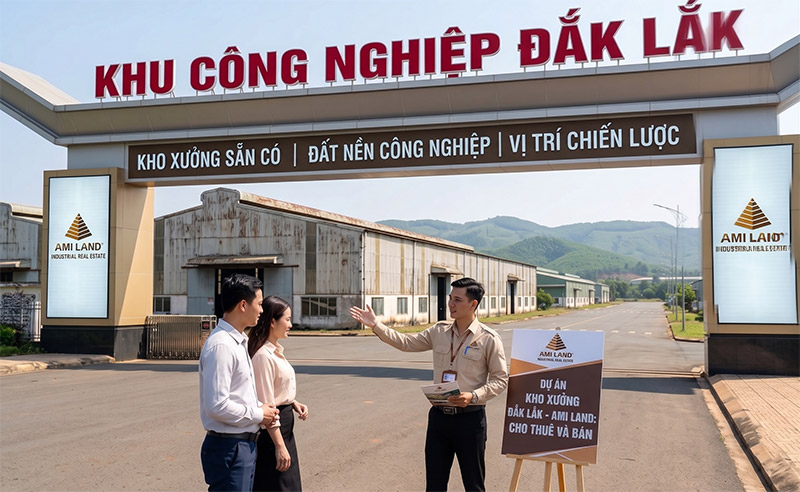 Cho thue kho xuong Dak Lak xuong chuan vao van hanh ngay amiland.vn
