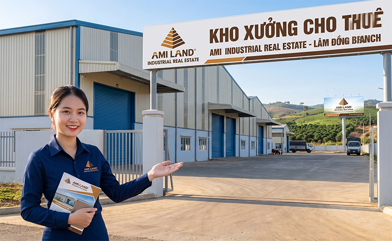 Cho thuê kho xưởng khu công nghiệp Lâm Đồng amiland.vn