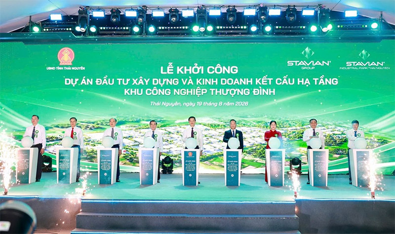 Khoi cong KCN Thuong Dinh Thai Nguyen amiland.vn