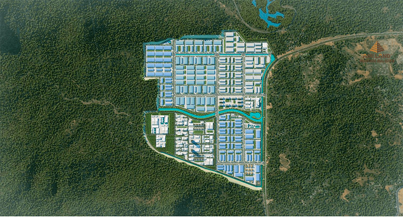 Phối cảnh tổng thể Khu công nghiệp Hòa Ninh Phú Mỹ 3 Đà Nẵng IP amiland.vn