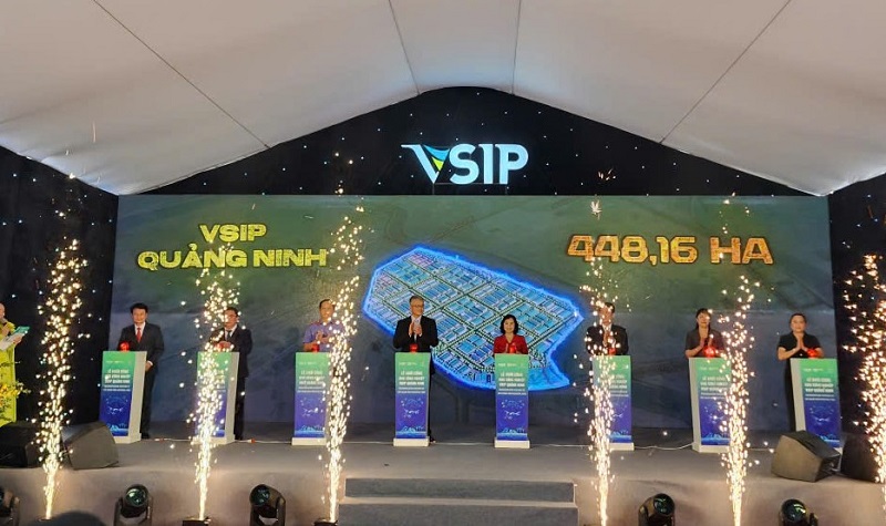Khoi cong Khu cong nghiep VSIP Quang Ninh quy mo 5800 ty dong amiland.vn
