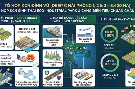 DEEP C Hải Phòng: Tổ hợp KCN Sinh thái & Logistics Cảng biển 3.400ha