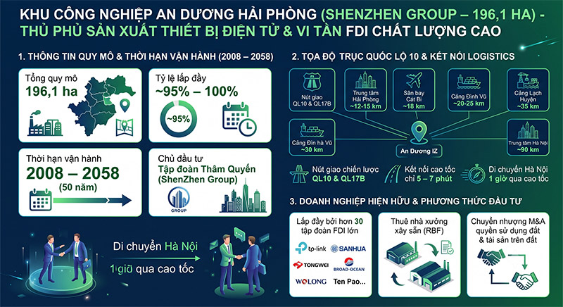 Khu cong nghiep An Duong Hai Phong Thu phu Dien tu FDI amiland.vn