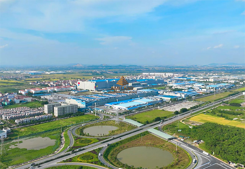 Khu cong nghiep Yen Phong 1 Bac Ninh Thu phu Dien tu SEV Samsung amiland.vn