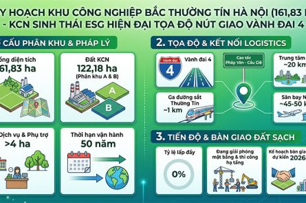 KCN Bắc Thường Tín: KCN Sinh thái 161ha nút giao Vành đai 4