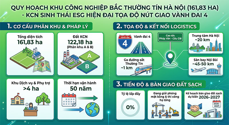 Khu cong nghiep Bac Thuong Tin Ha Noi quy mo 161ha Nut giao Vanh dai 4 amiland.vn