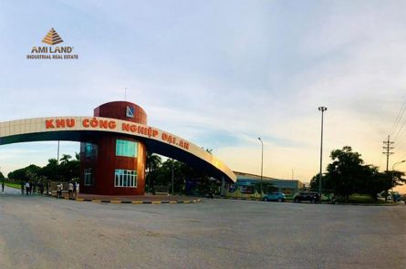 KCN Đại An Hải Dương: Vị trí Mặt tiền QL5A, Hạ tầng 603ha