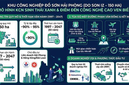 KCN Đồ Sơn Hải Phòng: Vị trí Phạm Văn Đồng, Hạ tầng KCN Xanh