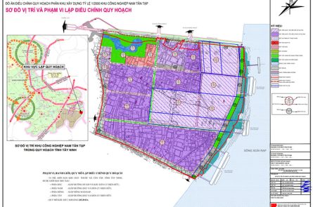 Tây Ninh điều chỉnh quy hoạch KCN Nam Tân Tập hơn 245ha ven sông Soài Rạp