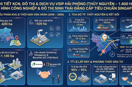 VSIP Hải Phòng Thủy Nguyên: Vị trí, Giá thuê & Ưu đãi đầu tư