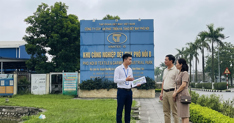 KCN Det May Pho Noi Vinatex Vi Tri QL5A Ha Tang 121ha amiland.vn
