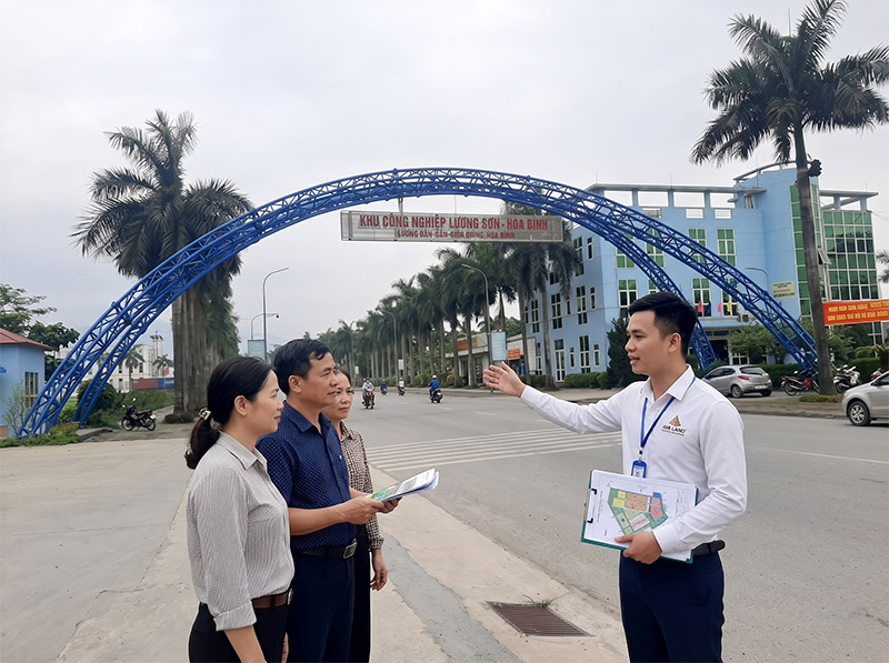 Chuyển Nhượng Đất Dịch Vụ KCN Lương Sơn: 7.697m2 Giá 128 USD