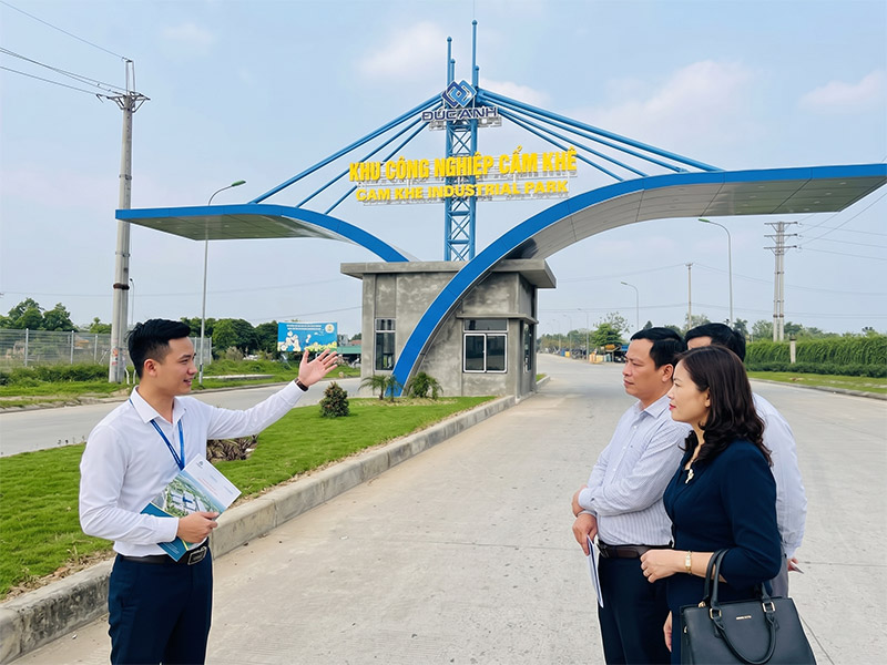 KCN Cẩm Khê Phú Thọ: Vị Trí Nút Giao IC10, Hạ Tầng 450ha